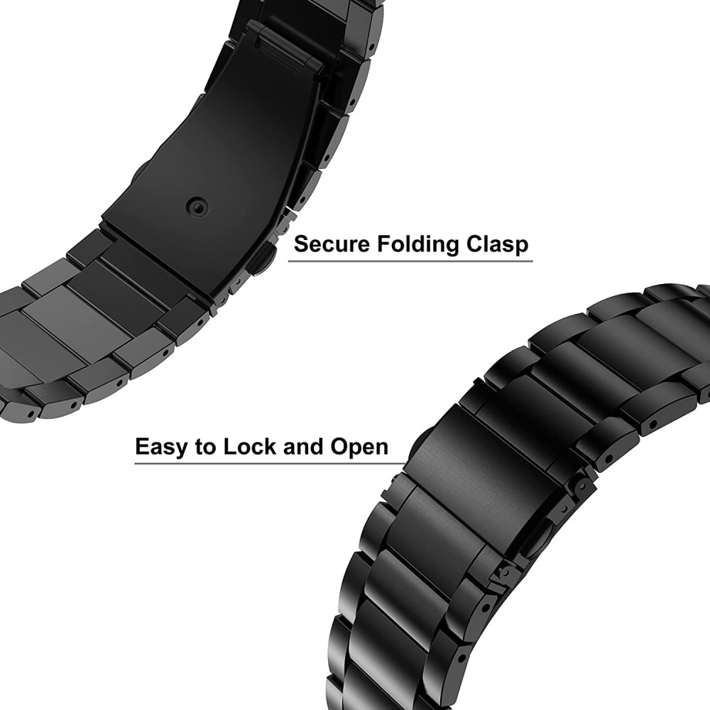 Cinturino in titanio Hama Fit Watch 4910 nero