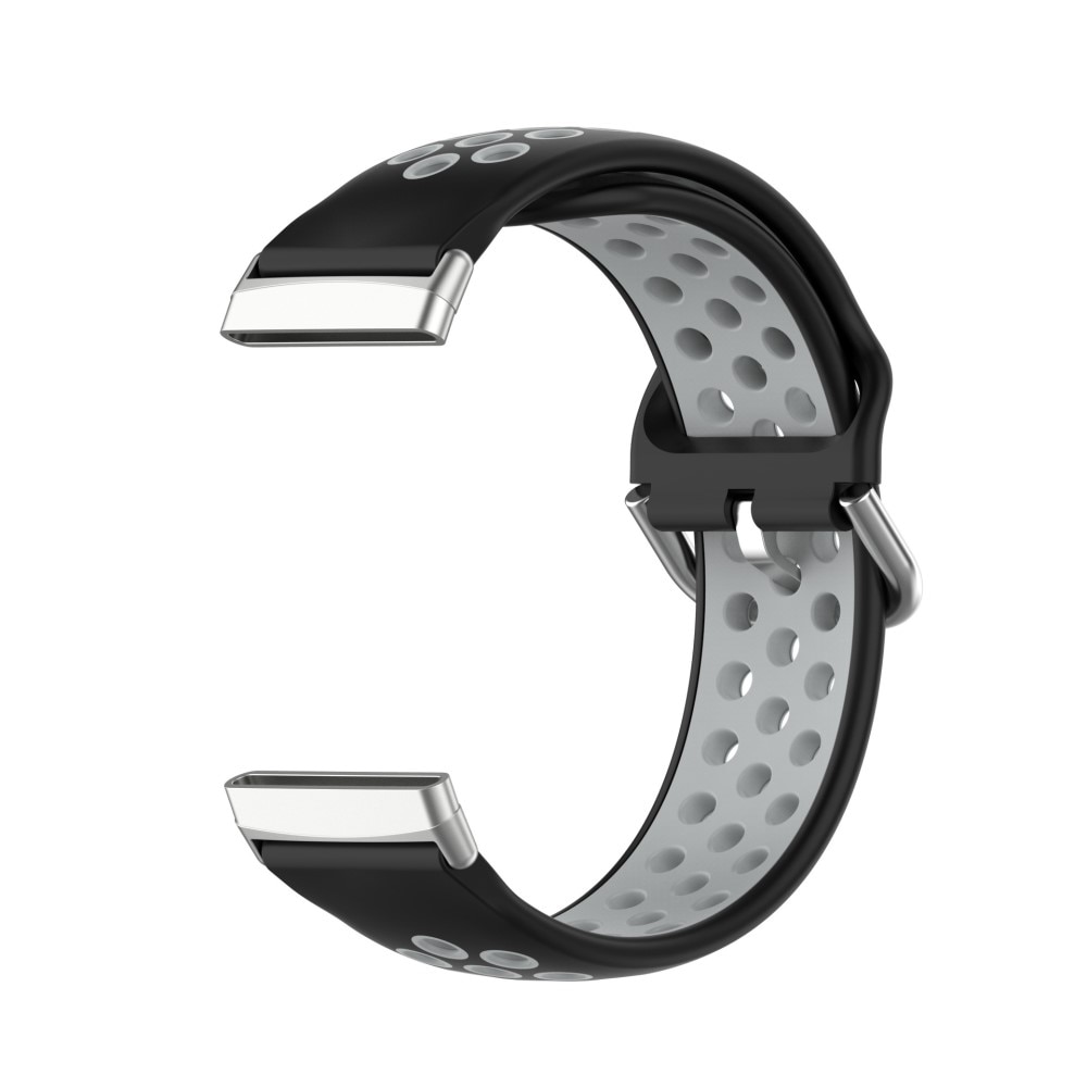 Cinturino Sport in Silicone Fitbit Versa 4 Nero