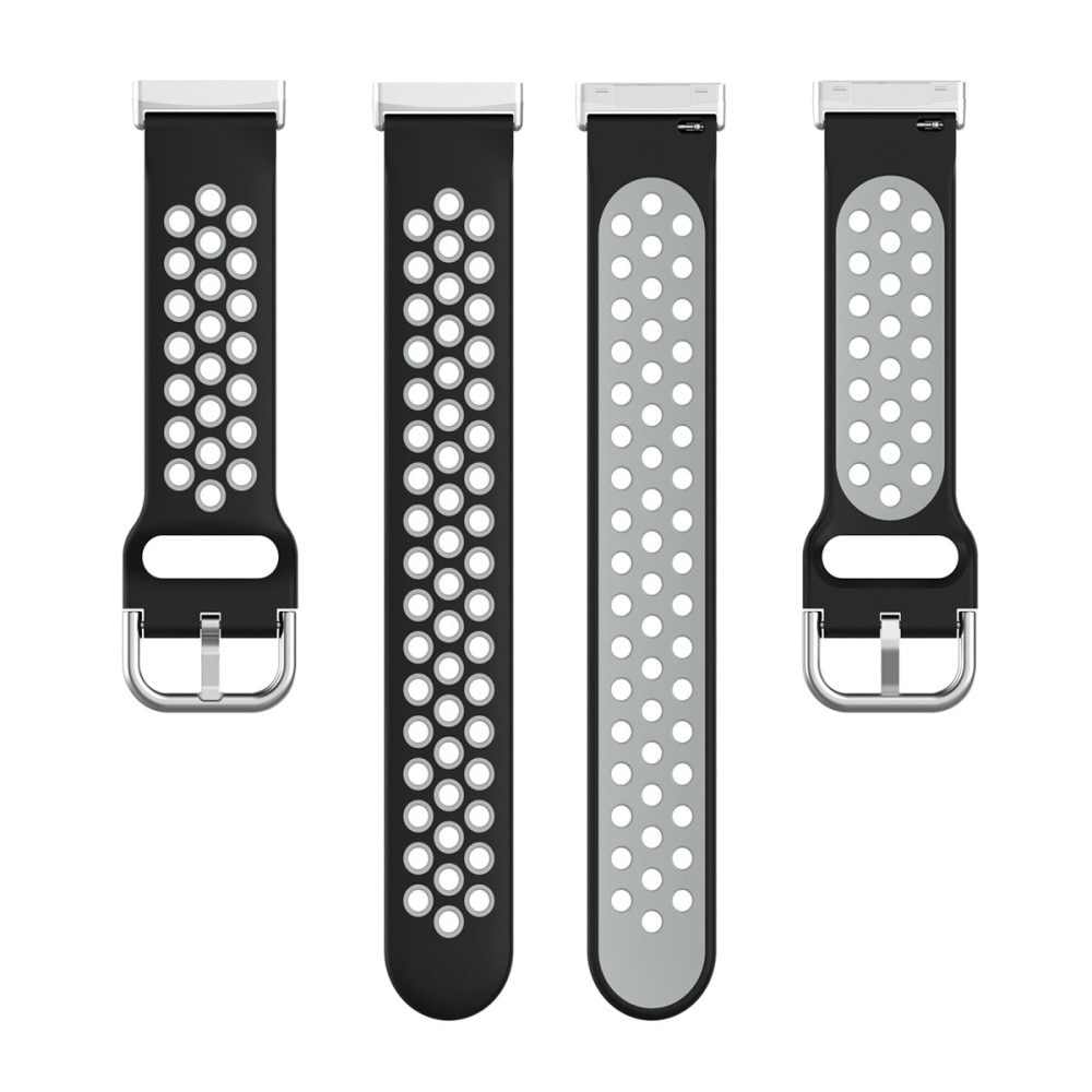 Cinturino in silicone per Fitbit Sense 2, nero