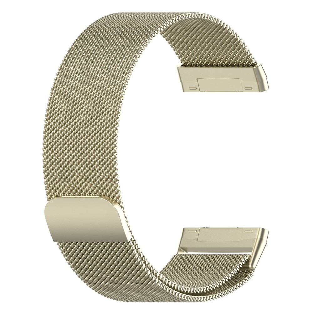 Cinturino in maglia milanese per Fitbit Versa 3/Sense, oro