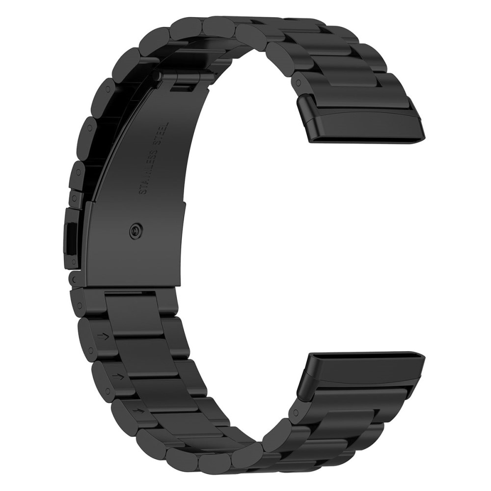 Cinturino in metallo Fitbit Versa 3/Sense Nero