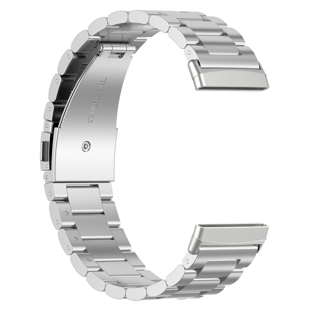 Cinturino in metallo Fitbit Versa 4 D'argento