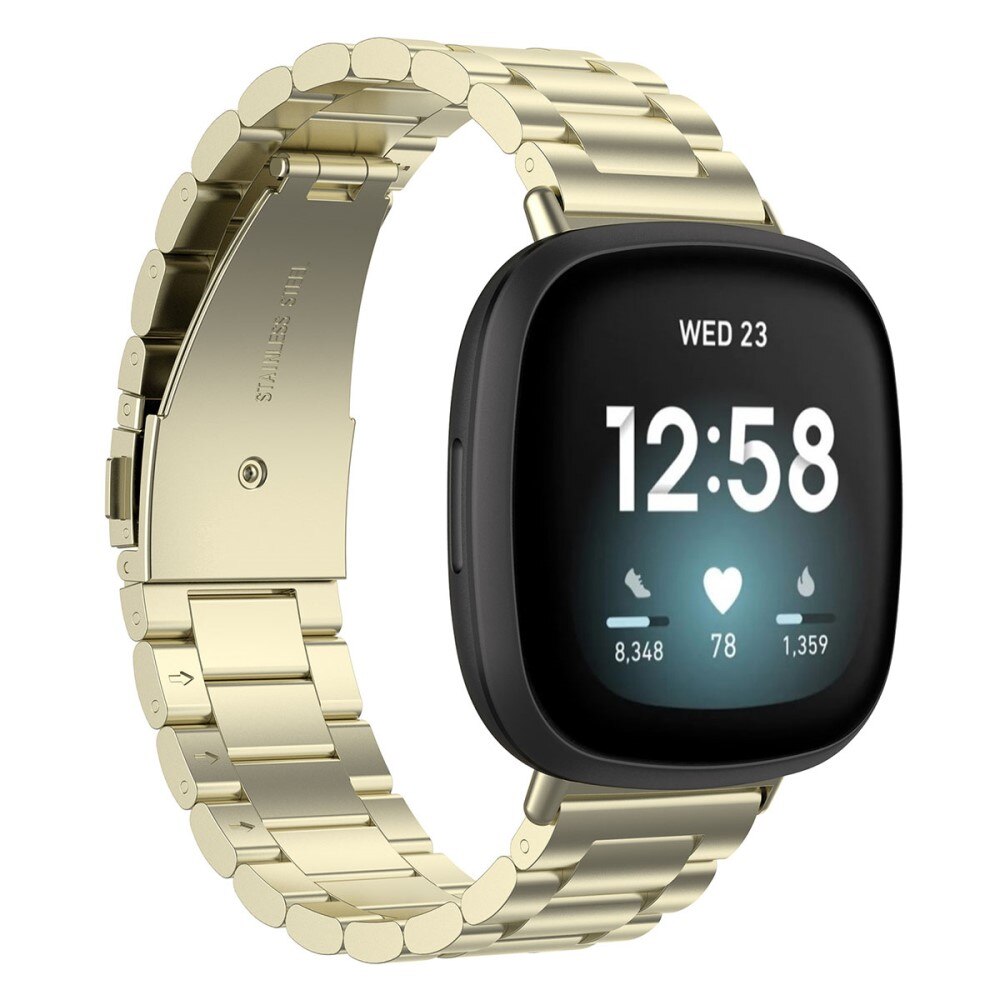 Cinturino in metallo Fitbit Versa 3/Sense Oro