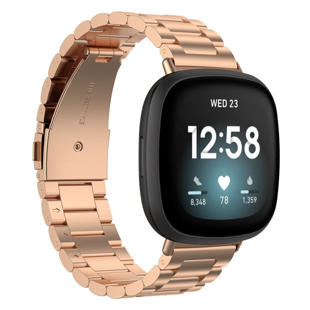 Cinturino in metallo Fitbit Sense 2 oro Rosa