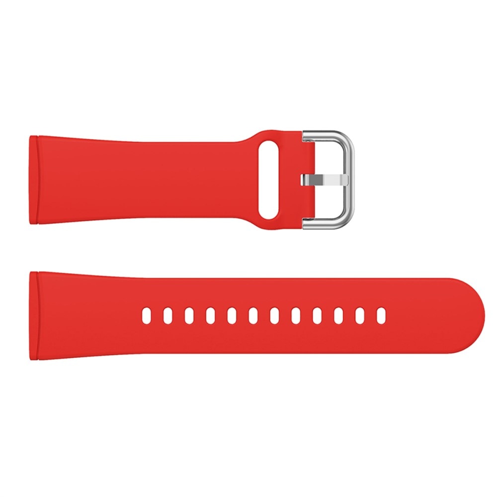Cinturino in silicone per Fitbit Versa 4, rosso