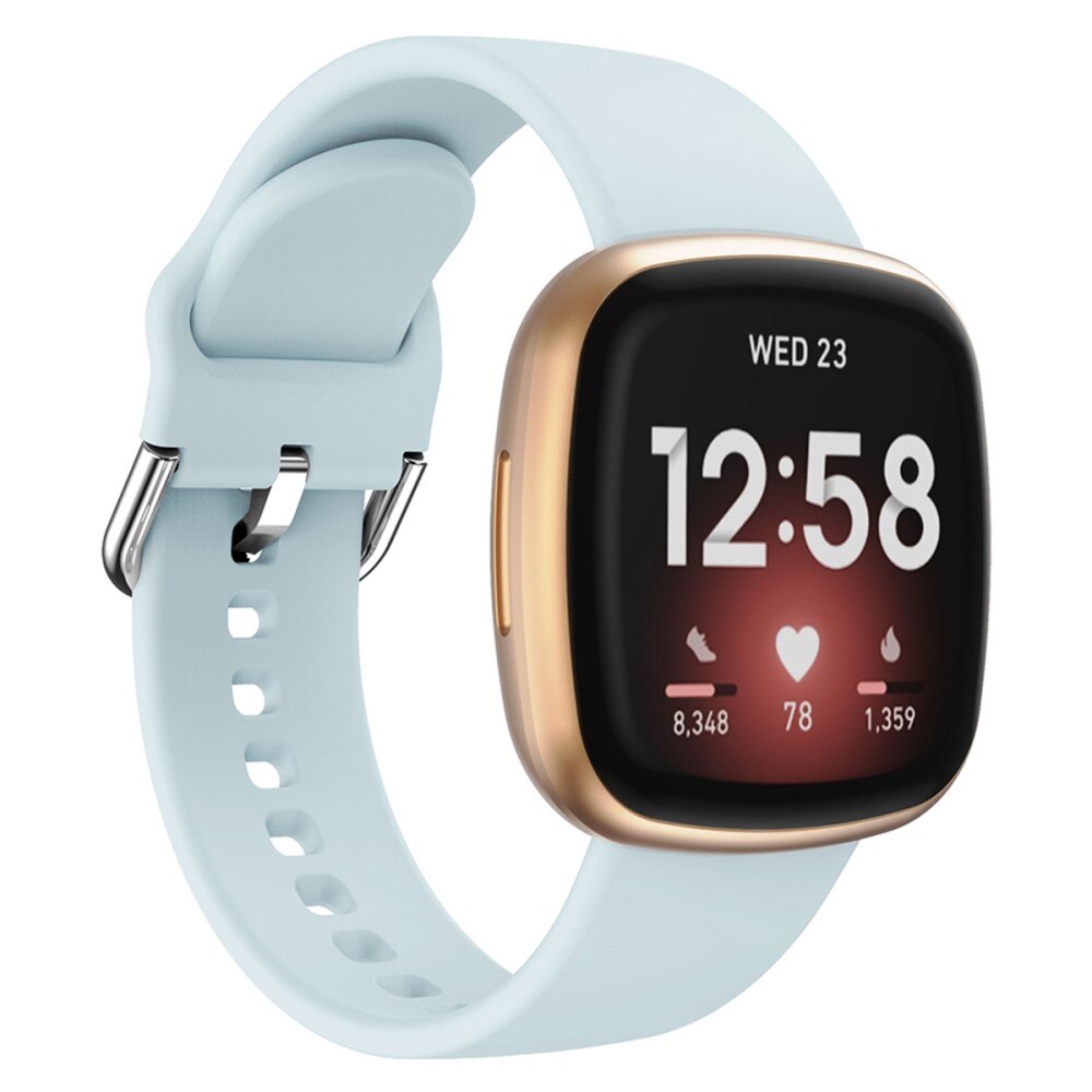 Cinturino in silicone per Fitbit Versa 4, blu