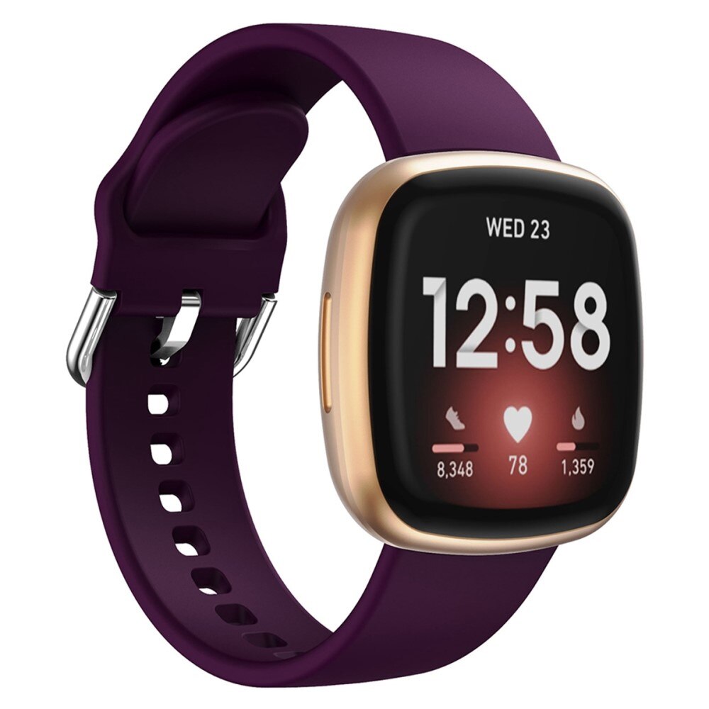 Cinturino in silicone per Fitbit Sense 2, viola