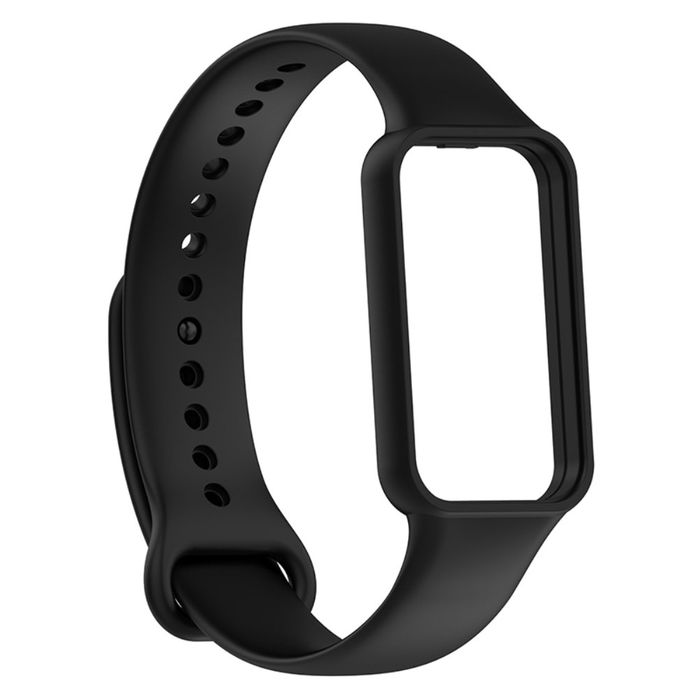 Cinturino in silicone per Amazfit Band 7, nero