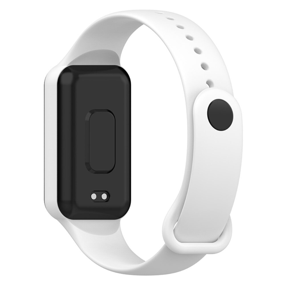 Cinturino in silicone per Amazfit Band 7, bianco