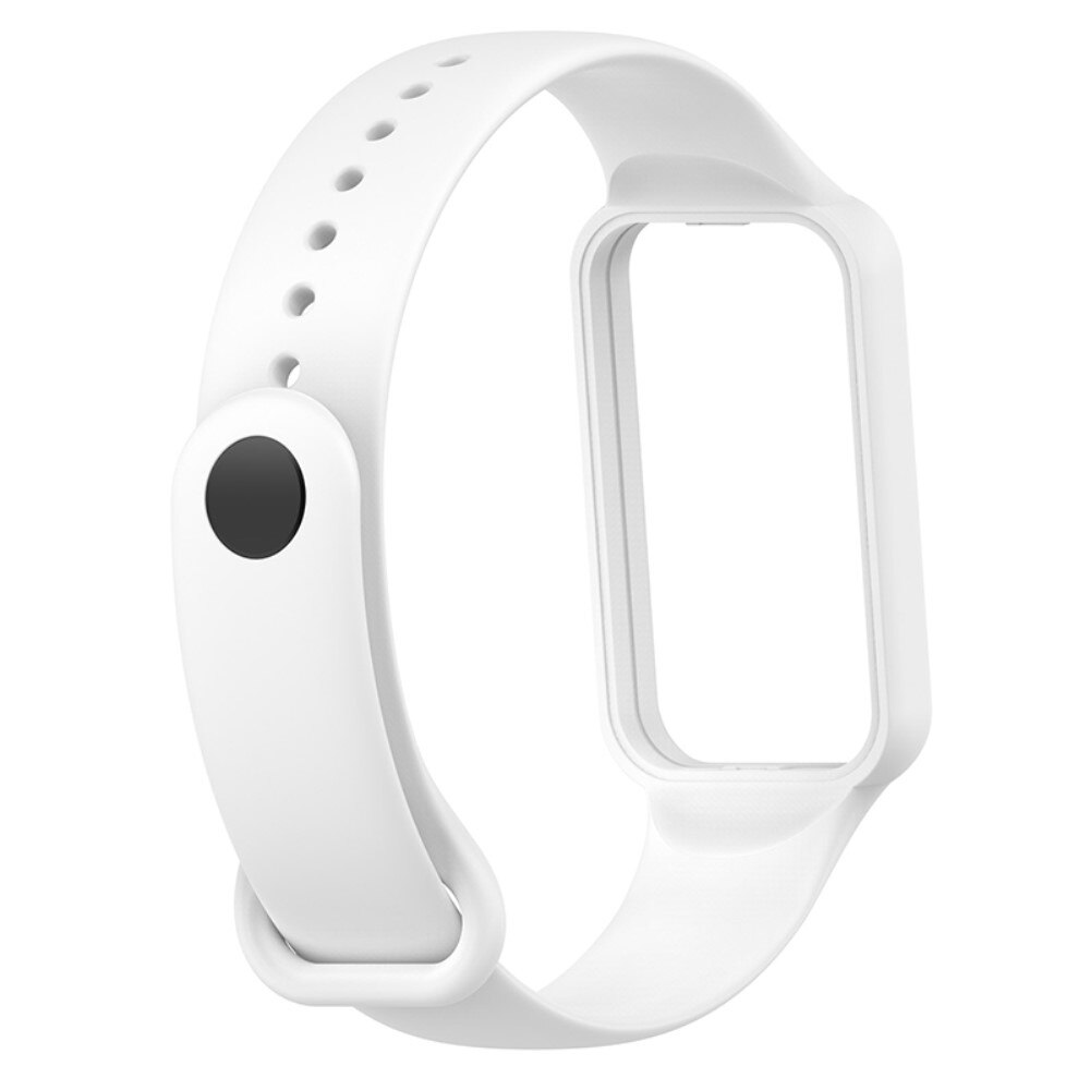 Cinturino in silicone per Amazfit Band 7, bianco