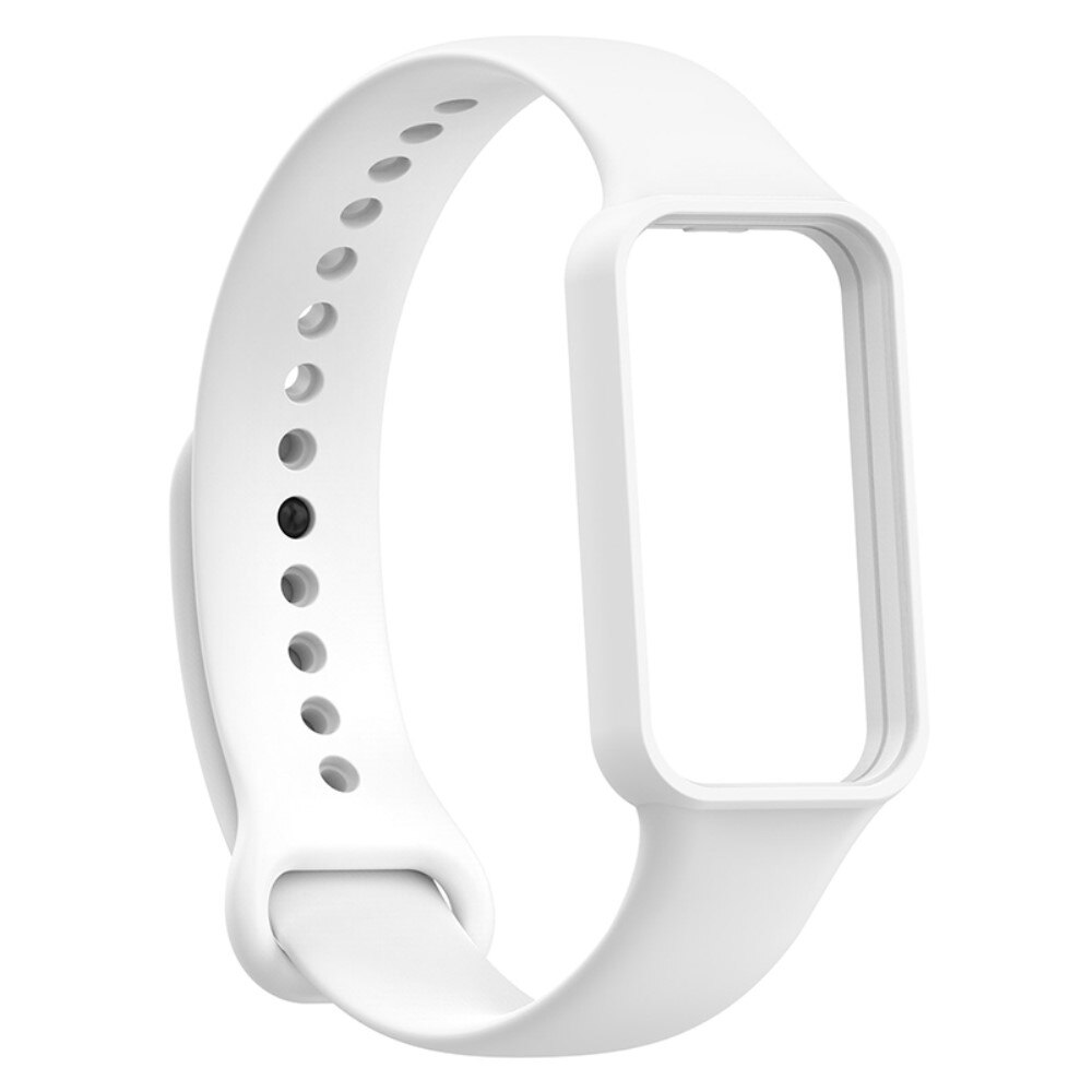 Cinturino in silicone per Amazfit Band 7, bianco