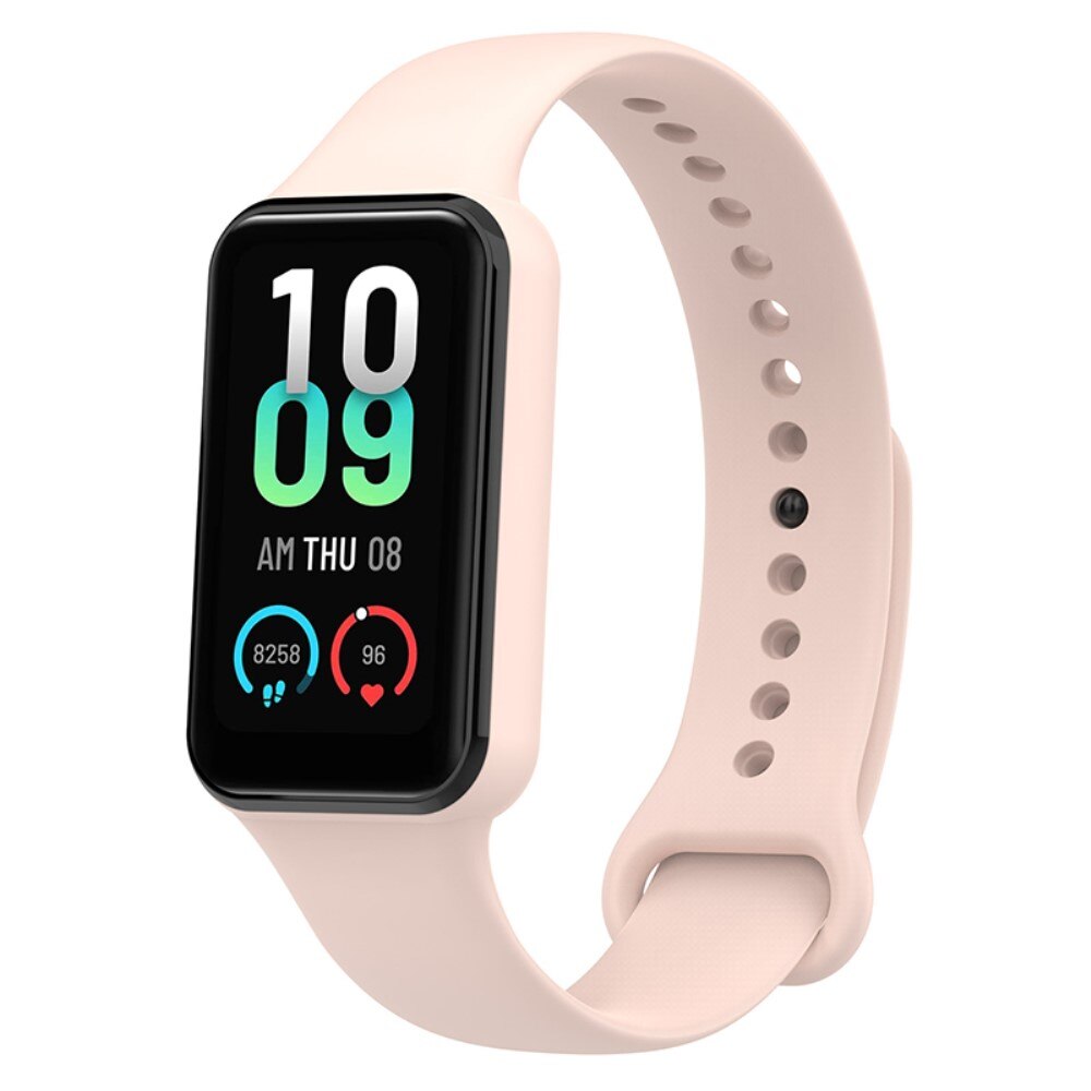 Cinturino in silicone per Amazfit Band 7, rosa