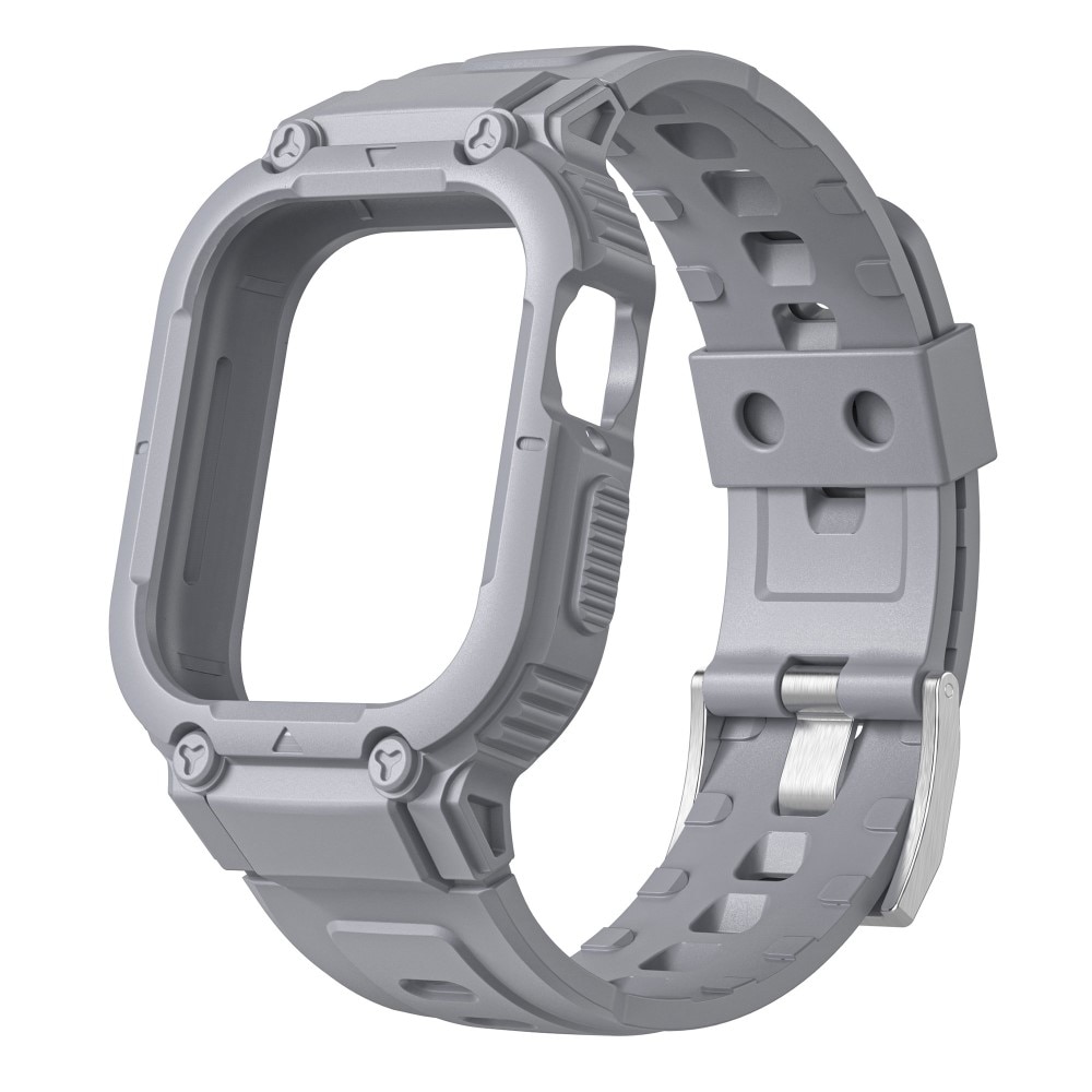 Cinturino con cover Avventura Apple Watch 41mm Series 9 grigio