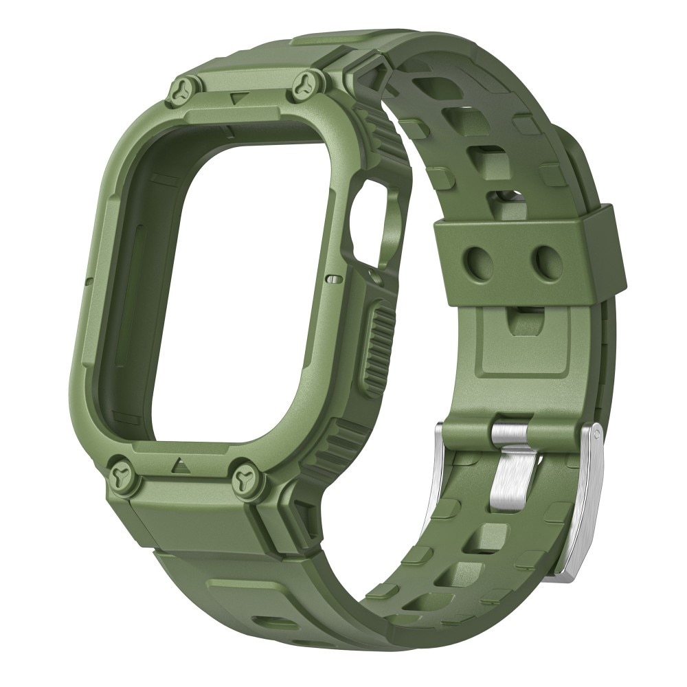 Cinturino con cover Avventura Apple Watch Ultra 2 49mm verde