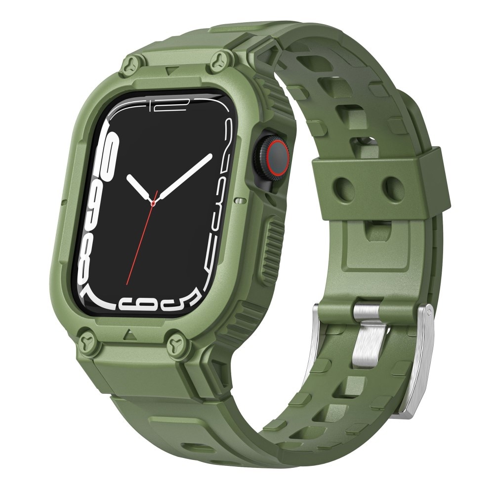Cinturino con cover Avventura Apple Watch 41mm Series 9 verde