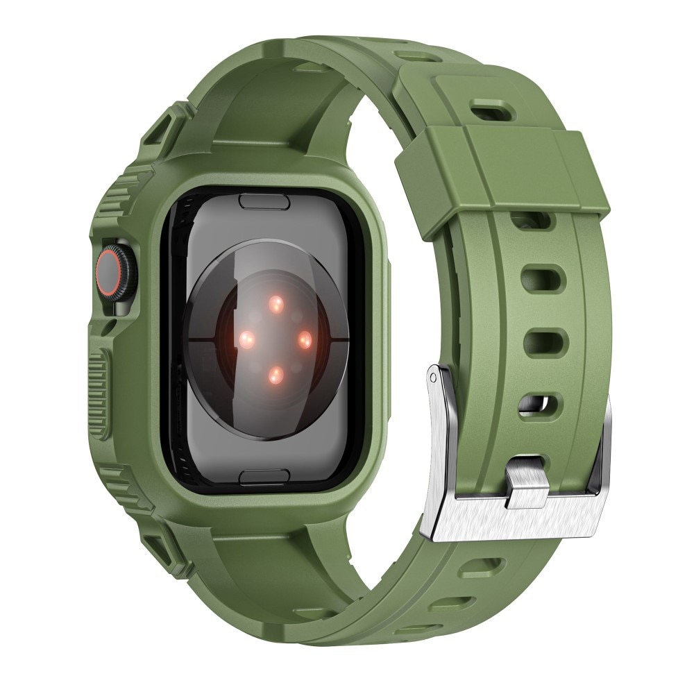 Cinturino con cover Avventura Apple Watch 41mm Series 9 verde