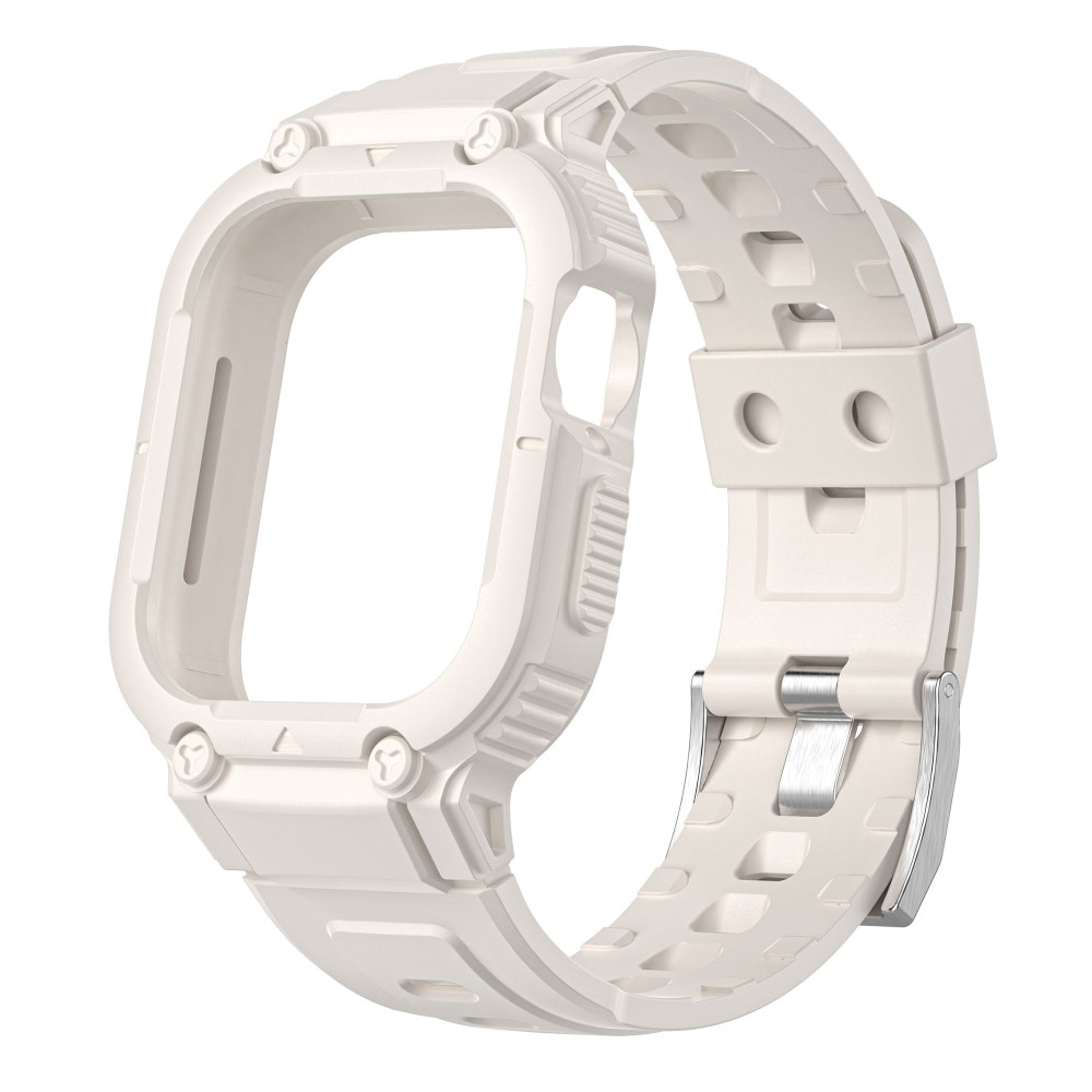 Cinturino con cover Avventura Apple Watch 41mm Series 7 beige