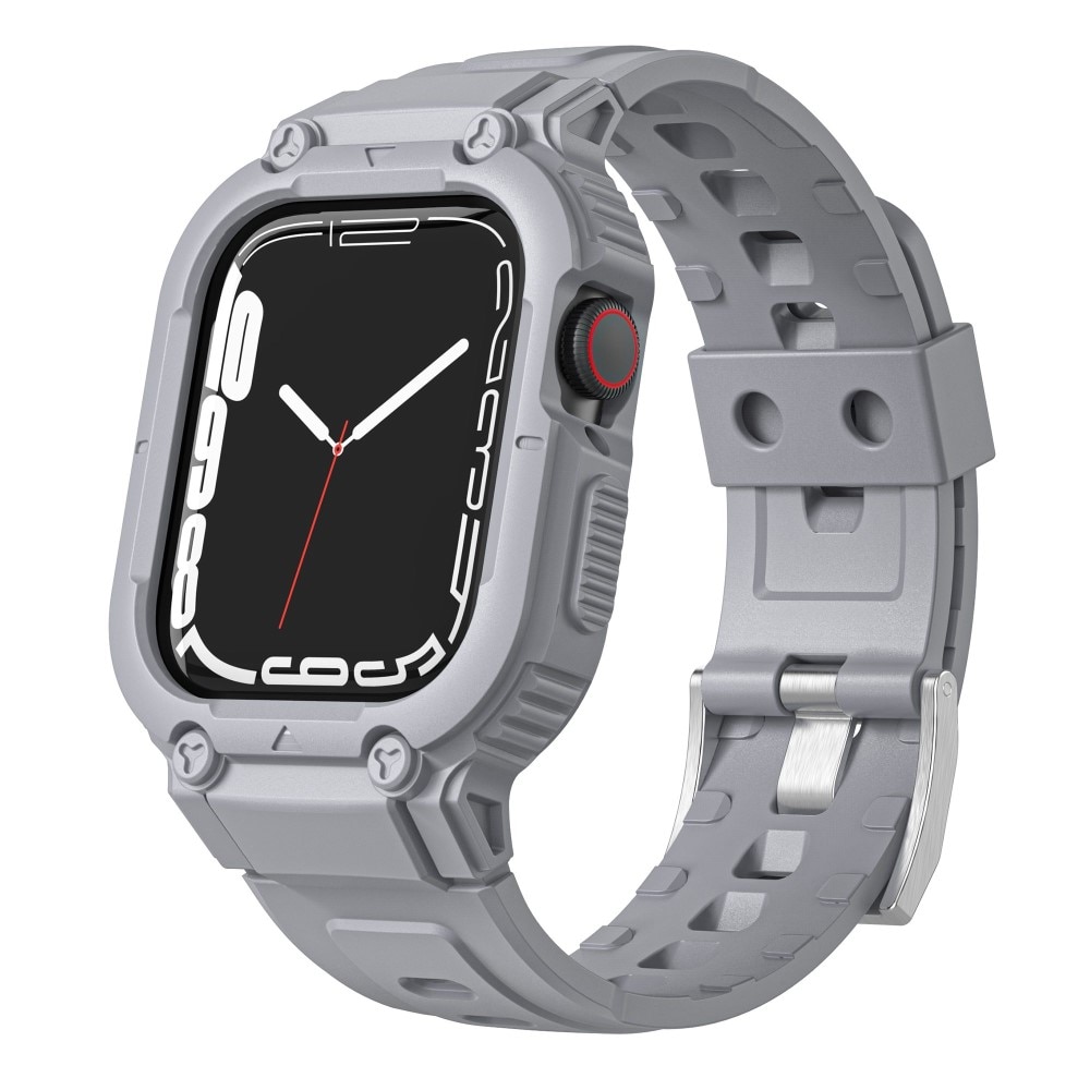 Cinturino con cover Avventura Apple Watch 45mm Series 9 grigio