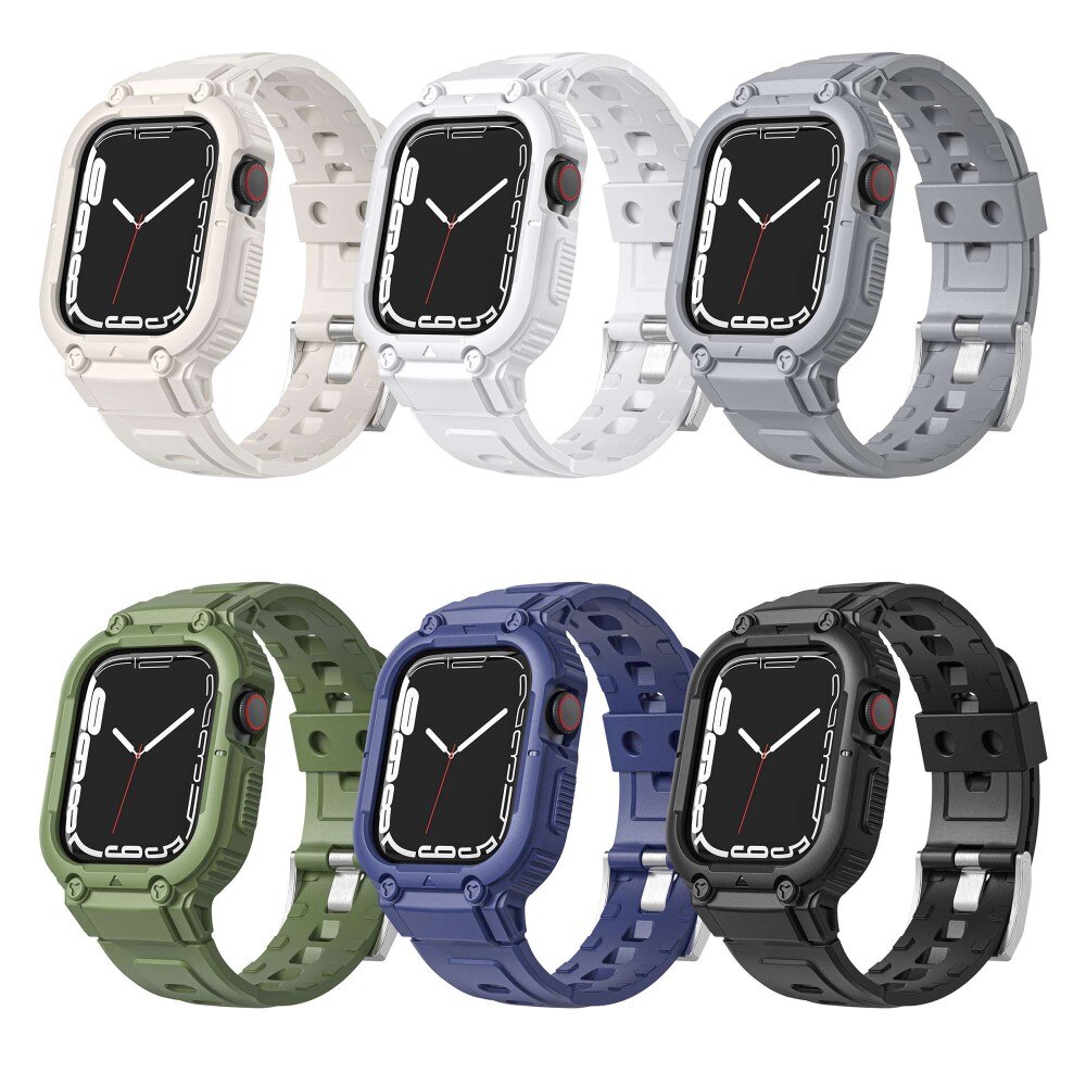 Cinturino con cover Avventura Apple Watch 45mm Series 9 grigio