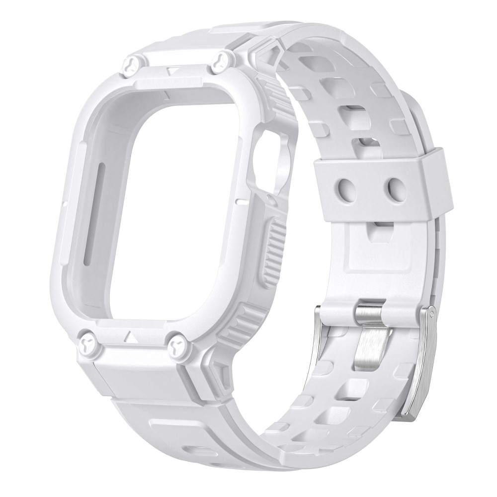 Cinturino con cover Avventura Apple Watch 45mm Series 9 bianco