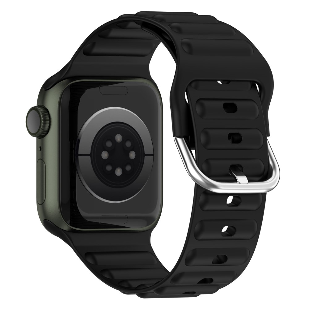 Cinturino in silicone Resistente Apple Watch Ultra 49 mm Nero