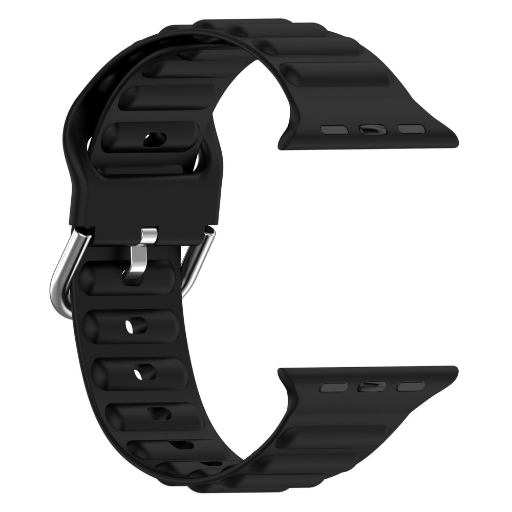 Cinturino in silicone Resistente Apple Watch Ultra 49 mm Nero