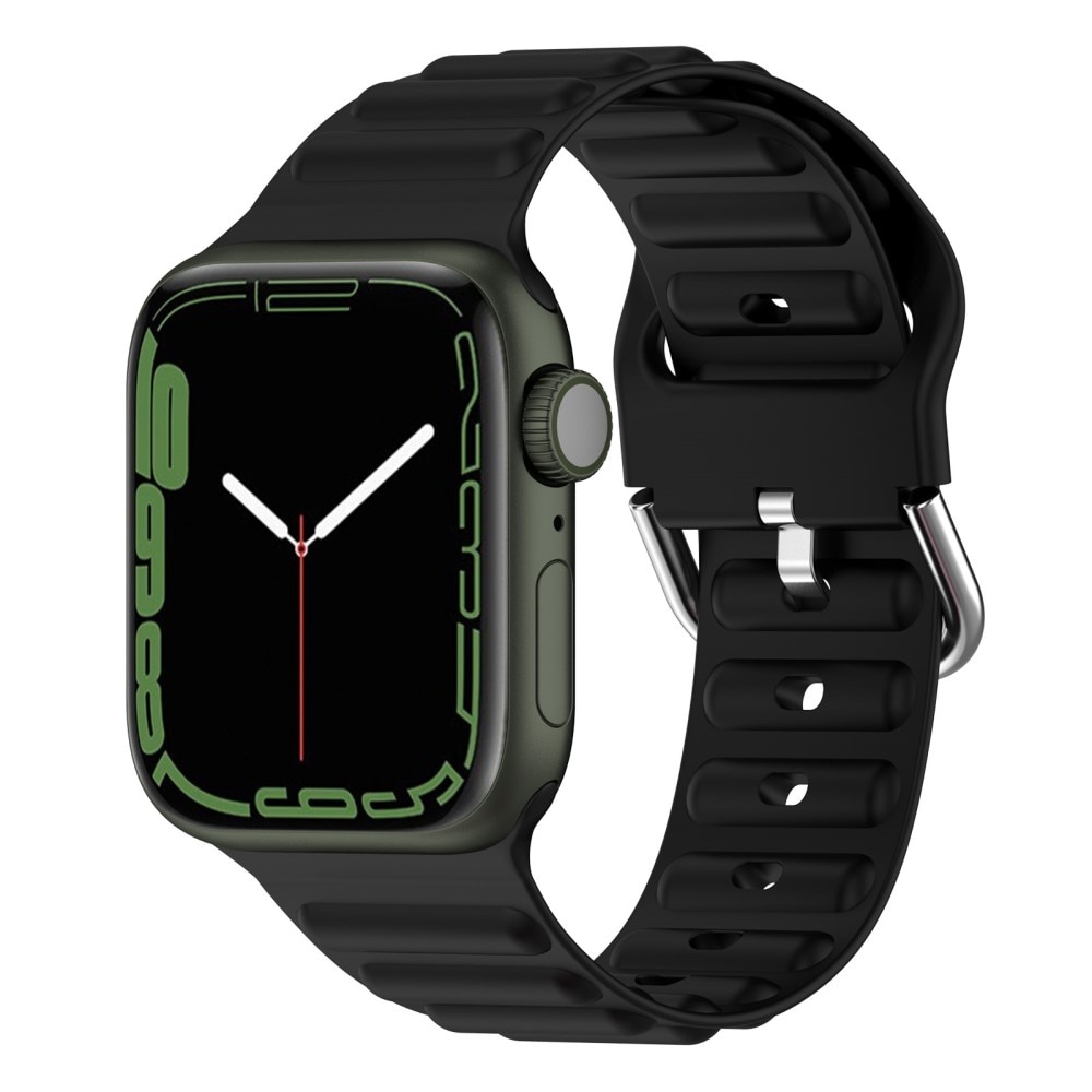 Cinturino in silicone Resistente Apple Watch 42mm nero