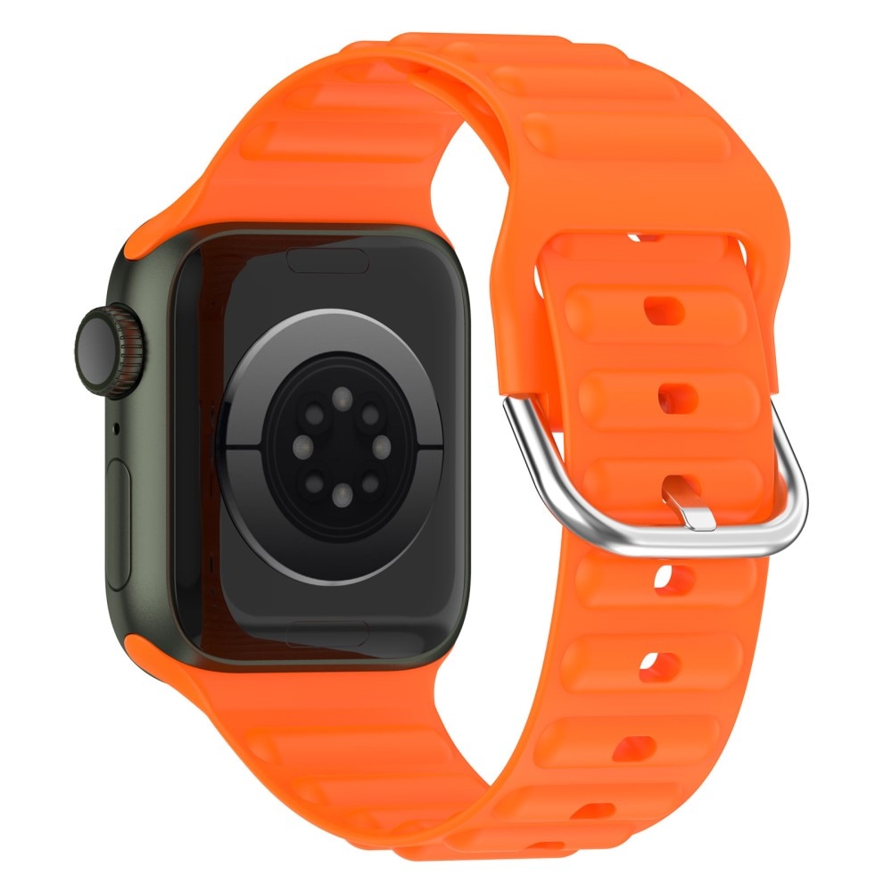 Cinturino in silicone Resistente Apple Watch 42mm arancia