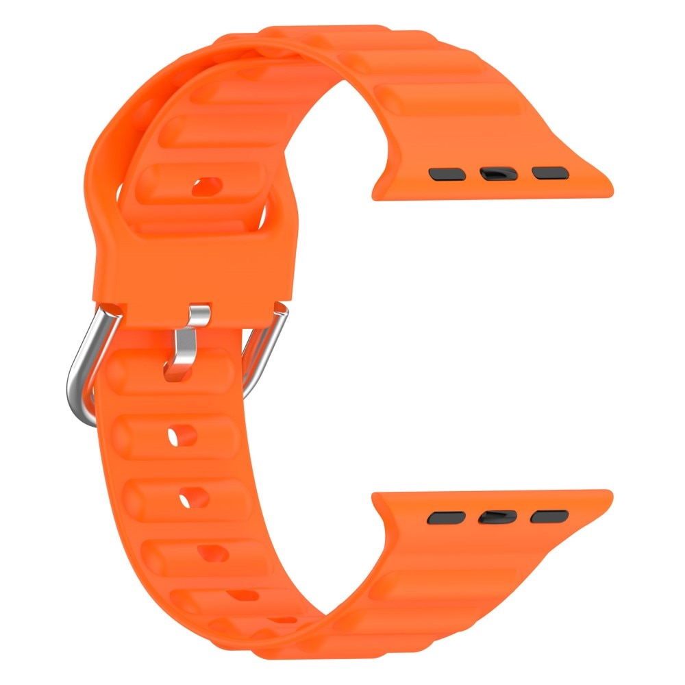 Cinturino in silicone Resistente Apple Watch 42mm arancia