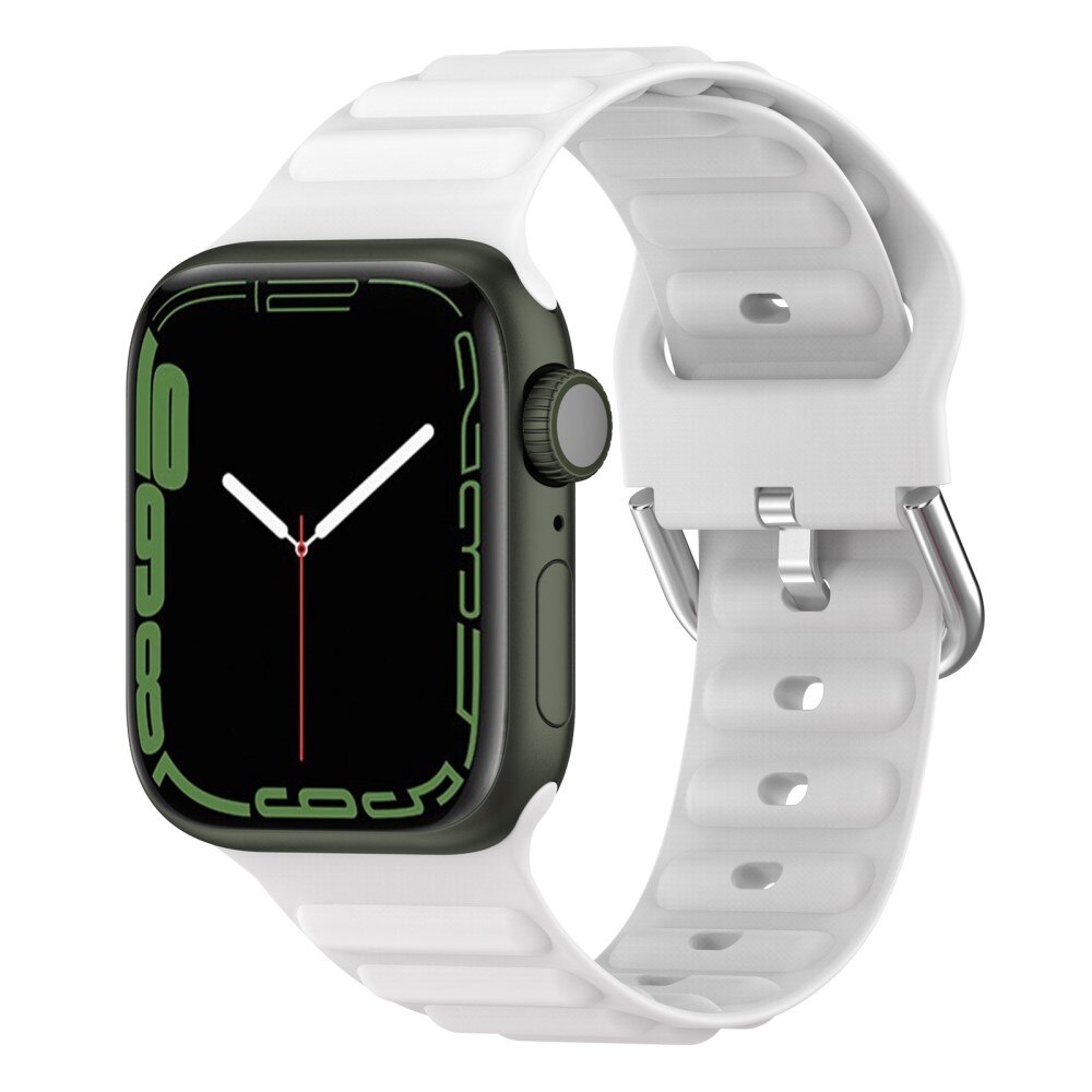 Cinturino in silicone Resistente Apple Watch 49mm Bianco