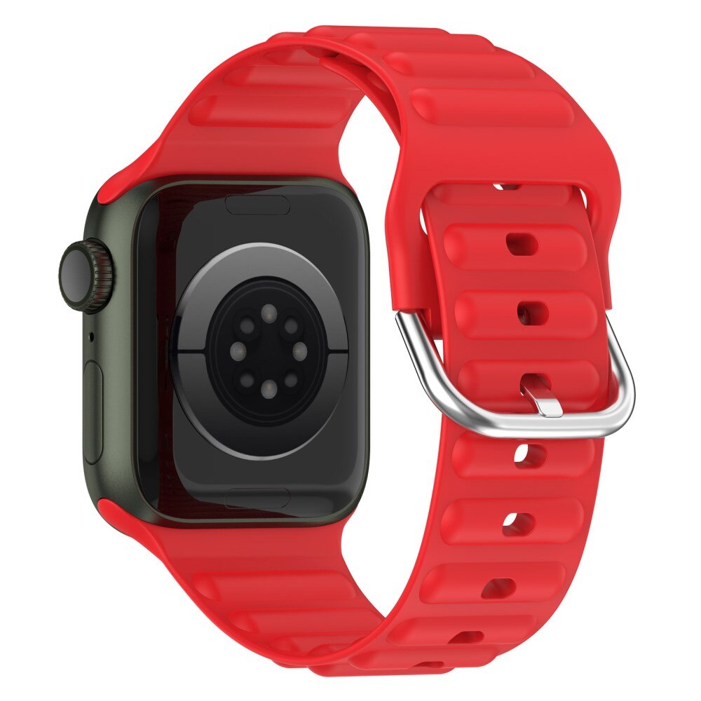 Cinturino in silicone Resistente Apple Watch 42mm rosso