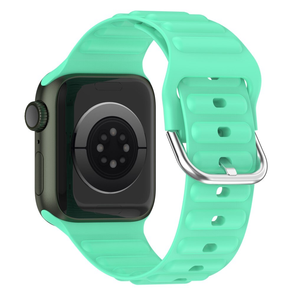 Cinturino in silicone Resistente Apple Watch 42mm verde