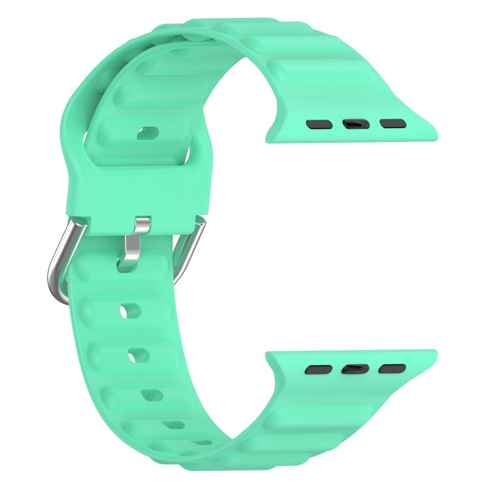 Cinturino in silicone Resistente Apple Watch 42mm verde