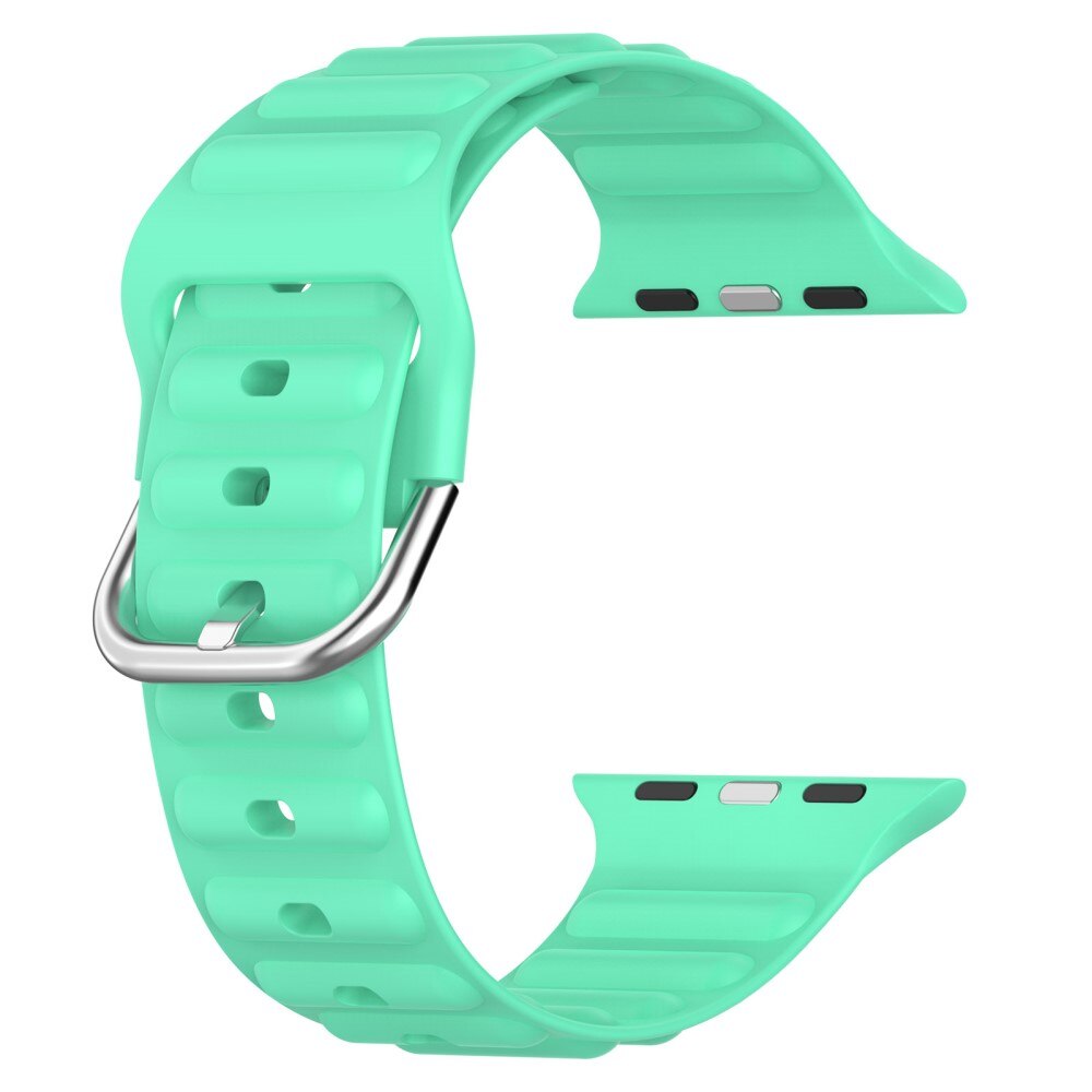 Cinturino in silicone Resistente Apple Watch 42mm verde