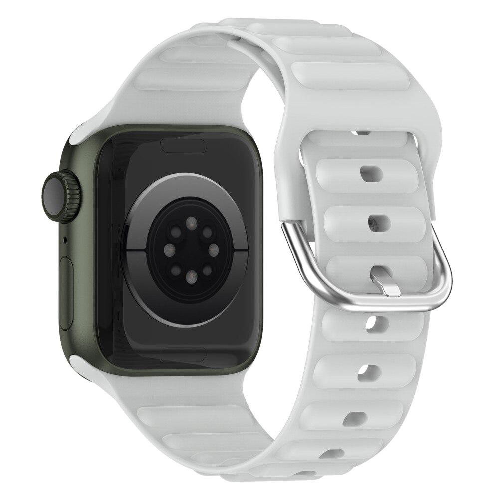 Cinturino in silicone Resistente Apple Watch 42mm grigio