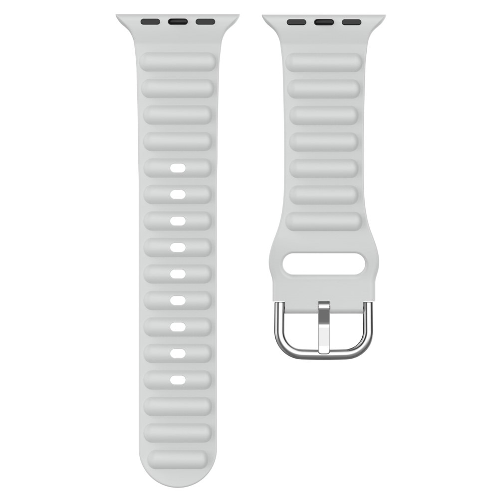 Cinturino in silicone Resistente Apple Watch SE 44mm grigio