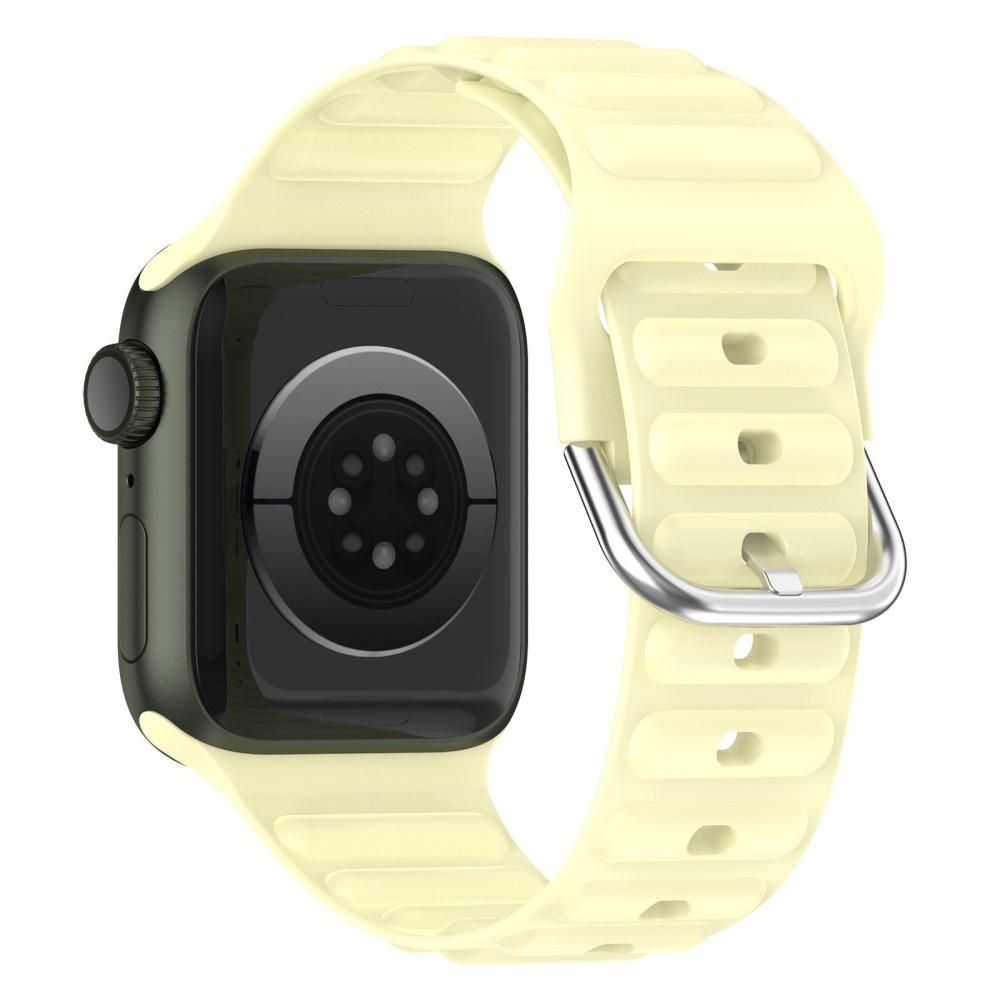 Cinturino in silicone Resistente Apple Watch 41mm Series 9 giallo