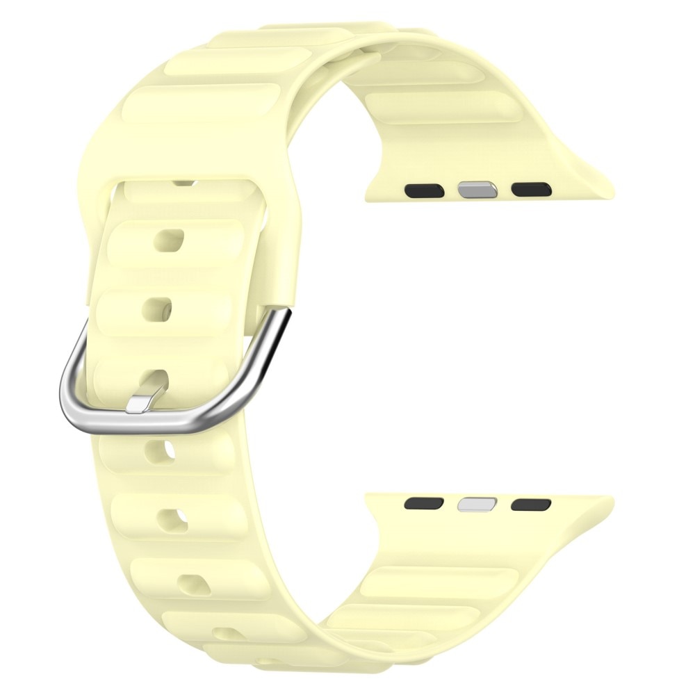 Cinturino in silicone Resistente Apple Watch 41mm Series 9 giallo