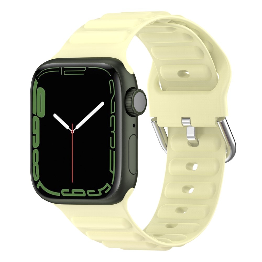 Cinturino in silicone Resistente Apple Watch 38/40/41 mm Giallo