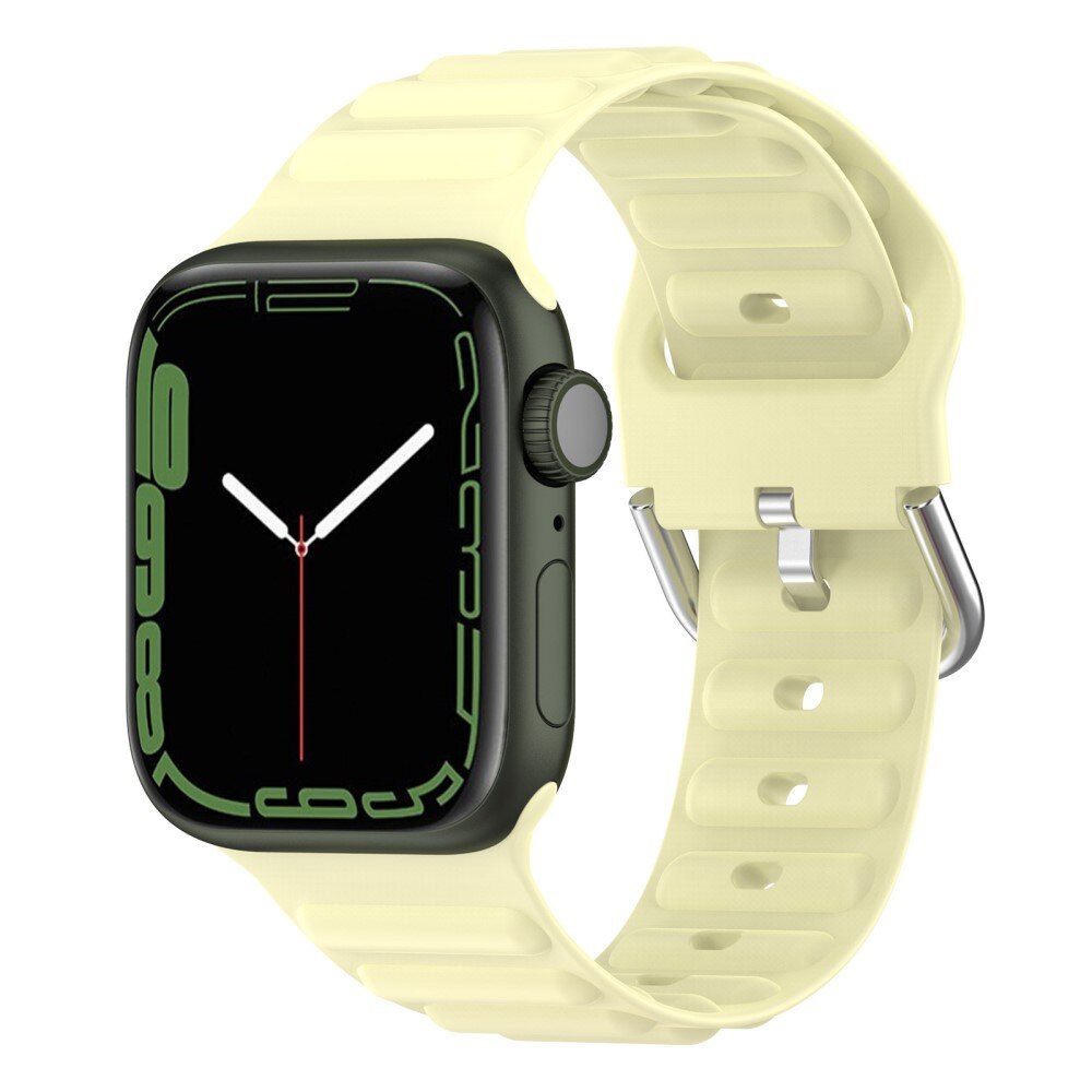 Cinturino in silicone Resistente Apple Watch 38mm giallo