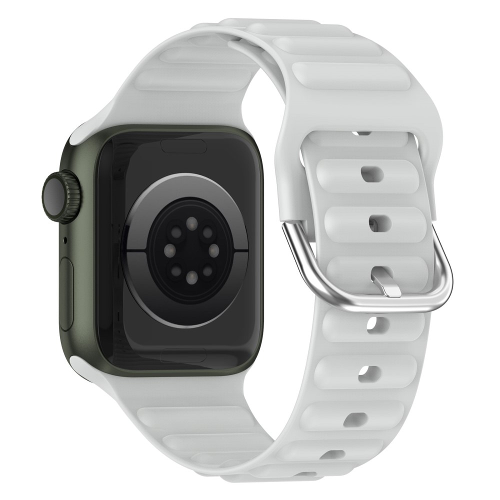 Cinturino in silicone Resistente Apple Watch 38mm grigio