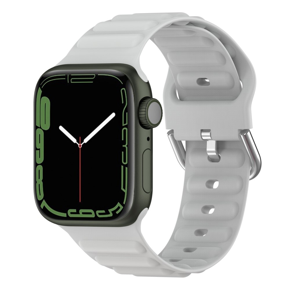 Cinturino in silicone Resistente Apple Watch 41mm Series 8 Grigio