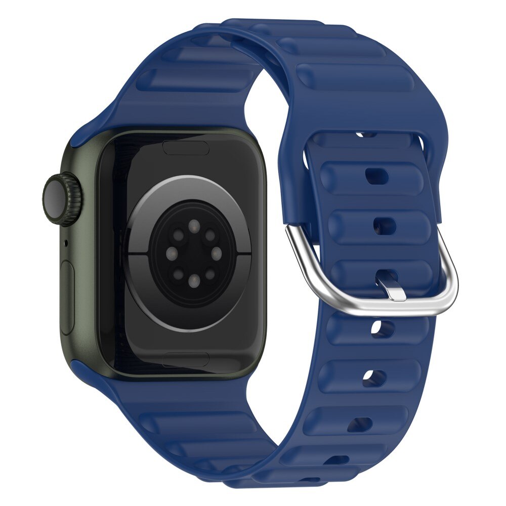 Cinturino in silicone Resistente Apple Watch 41mm Series 7 blu