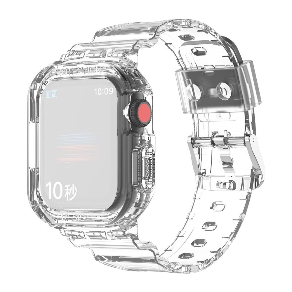 Cinturino con cover Crystal Apple Watch 42mm trasparente