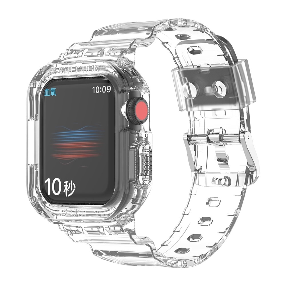 Cinturino con cover Crystal Apple Watch 42mm trasparente