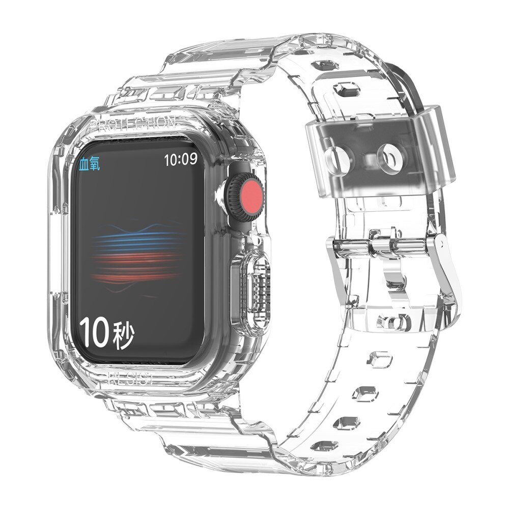 Cinturino con cover Crystal Apple Watch 45mm Series 9 trasparente