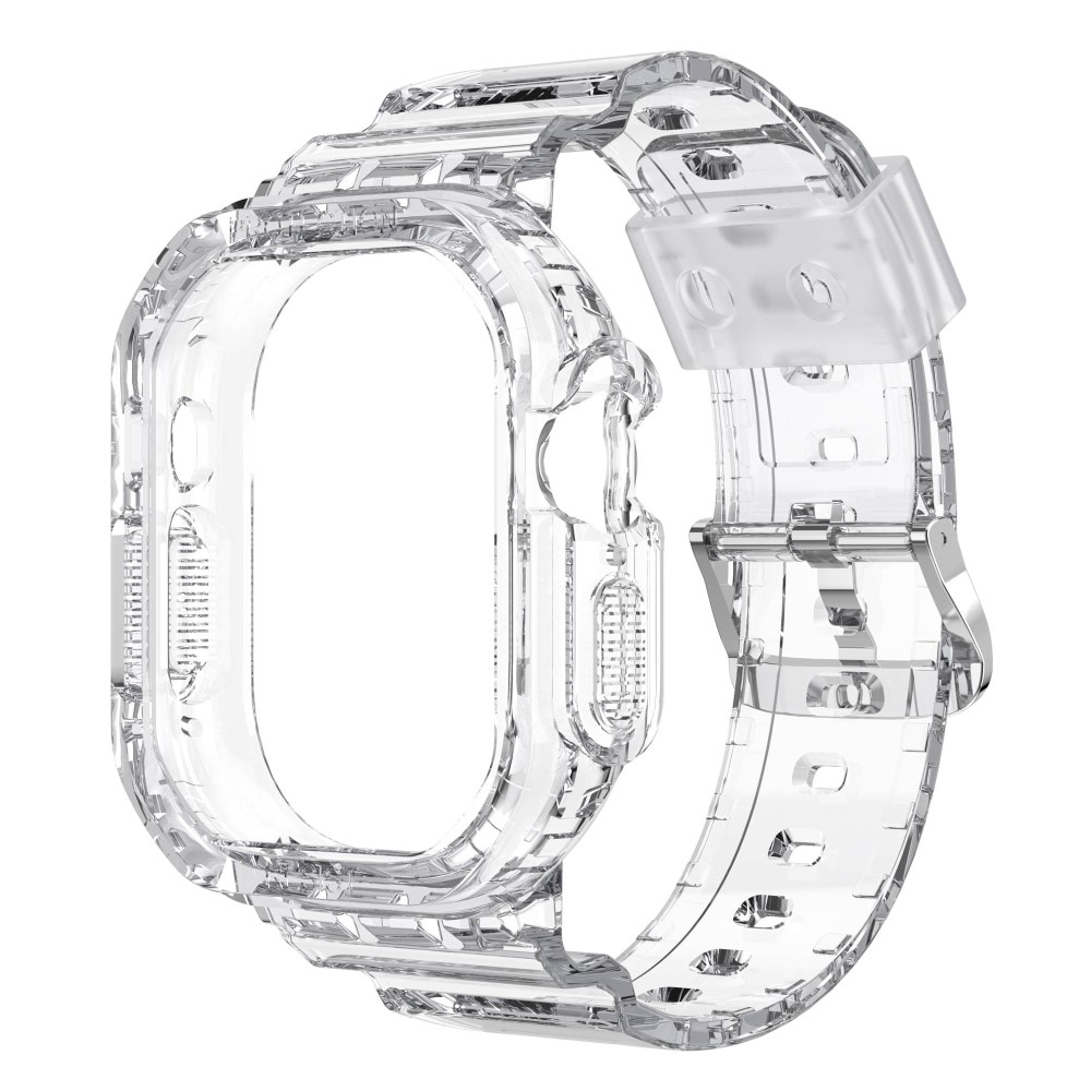 Cinturino con cover Crystal Apple Watch Ultra 2 49mm trasparente
