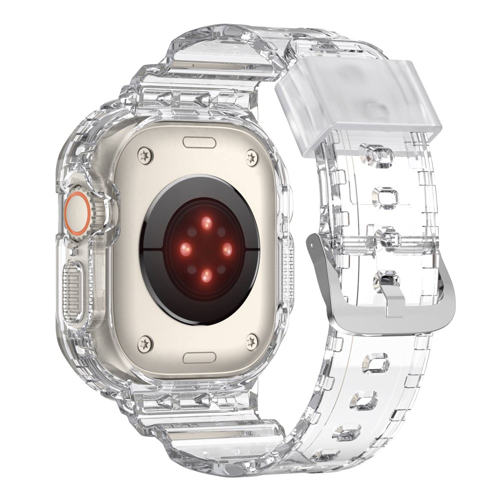 Cinturino con cover Crystal Apple Watch Ultra 2 49mm trasparente