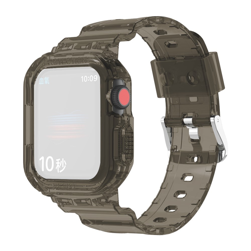 Cinturino con cover Crystal Apple Watch 41mm Series 9 grigio