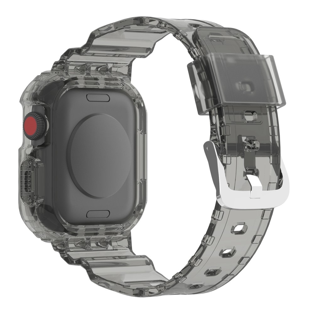 Cinturino con cover Crystal Apple Watch 40mm grigio